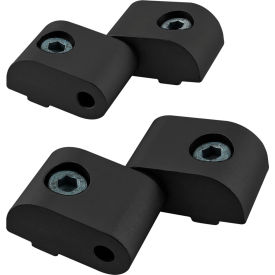 25 Series Standard Lift Off Hinge Left Hand Assembly, Black Anodize