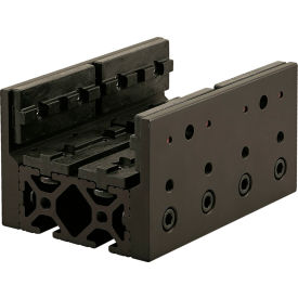 15 Series Long Single Mount Unibearing Assembly, 1530 X 6", Black
