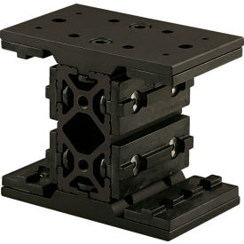 15 Series Short Double Mount Unibearing Assembly, 4"L, Black
