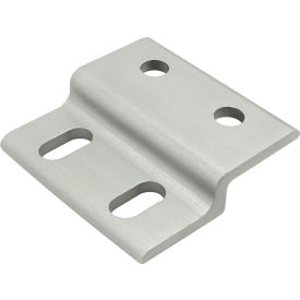 20 Series Single Arm Wide Mesh Retainer, 40mm, Aluminum, Clear