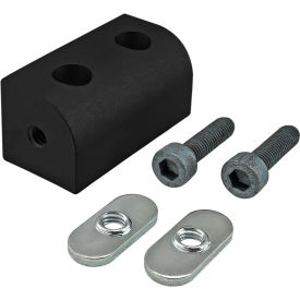 25 Series Universal Right Angle Living Nub, Black