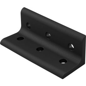 15 Series 6 Hole Wide 3x3 Inside Corner Bracket, Black