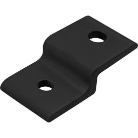 20 Series Single Arm Narrow Panel Retainer, 20mm, Aluminum, Black