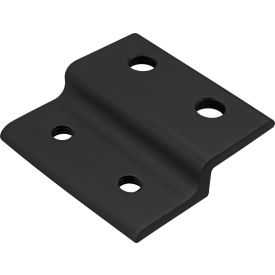 20 Series Single Arm Wide Panel Retainer, 40mm, Aluminum, Black