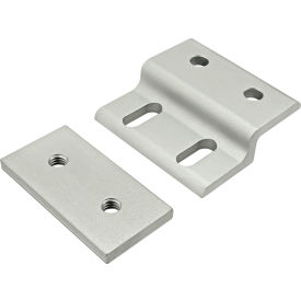 25 Series Single Arm Wide Mesh Retainer with Wide Backing Plate, Clear