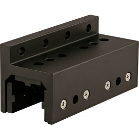 15 Series 3 Slot Mount Single Flange Long Standard Linear Bearing w/ Brake Holes, Black