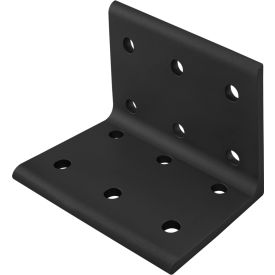 15 Series 12 Hole Wide Inside Corner Bracket, Black