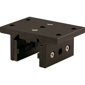 15 Series 3 Slot Mount Double Flange Short Standard Linear Bearing w/ Brake Holes, Black