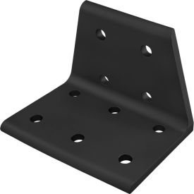 15 Series 10 Hole Inside Corner Bracket, Black