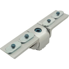 25 Series Right Angle 0 Degree Living Hinge w/ "L" Arm, Clear