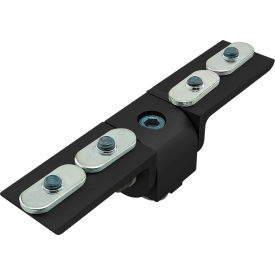 25 Series Right Angle 0 Degree Living Hinge w/ "L" Arm, Black