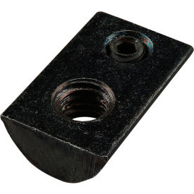 25 Series 10-32 Drop In T-Nut w/ Set Screw, Black