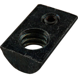 25 Series 1/4-20 Drop In T-Nut w/ Set Screw, Black