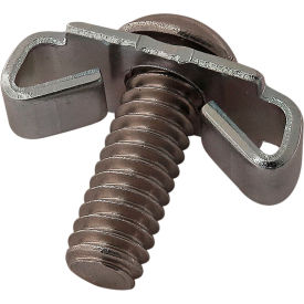 25 Series M6 X 1.0 End Fastener with Stainless Steel Screw, Bright