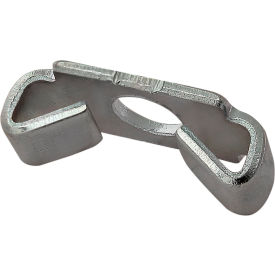25 Series End Fastener w/o Screw, Bright