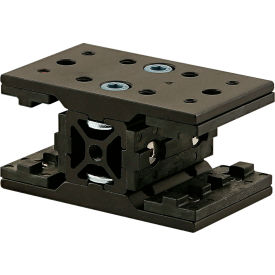 25 Series Short Double Unibearing Assembly on 25-2525 X 47MM, Black