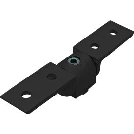 25 Series 0° Standard Structural Pivot Assembly with Dual "L" Arms, Black