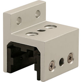 25 Series 3 Slot Mount Single Flange Linear Bearing with Brake Holes, Clear