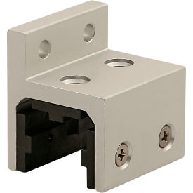 25 Series 3 Slot Mount Single Flange Short Standard Linear Bearing, Clear