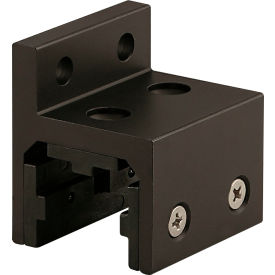 25 Series 3 Slot Mount Single Flange Short Standard Linear Bearing, Black