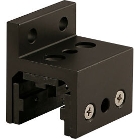 25 Series 3 Slot Mount Single Flange Linear Bearing with Brake Holes, Black
