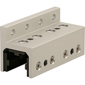 25 Series 3 Slot Mount Single Flange Long Standard Linear Bearing w/ Brake Holes, Clear