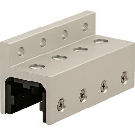 25 Series 3 Slot Mount Single Flange Long Standard Linear Bearing, Clear
