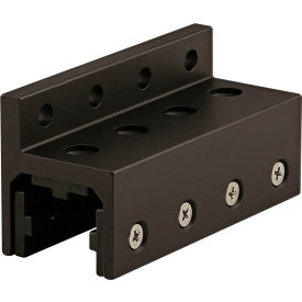 25 Series 3 Slot Mount Single Flange Long Standard Linear Bearing, Black