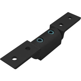 25 Series Universal Standard Structural Pivot Assembly with Dual "L" Arms, Black