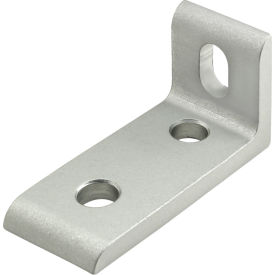 25 Series 3 Hole Slotted Inside Corner Bracket, Clear