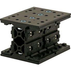 25 Series Long Double Unibearing Assembly, 25-2550 x 100MM, Black
