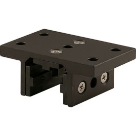 25 Series 3 Slot Mount Double Flange Short Standard Linear Bearing w/ Brake Holes, Black
