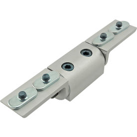 25 Series Right Angle Universal Living Hinge w/ "L" Arm, Clear