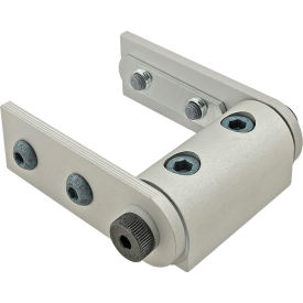 25 Series Standard Universal Dynamic Pivot Assembly with Dual Straight Arms, Clear