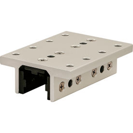 25 Series Double Flange Long Standard Linear Bearing w/ Brake Holes, Clear