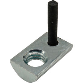 25 Series Roll In T-Nut with Flex Handle, M6 X 1.0, Bright