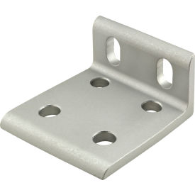 25 Series 6 Hole Slotted Inside Corner Bracket, Clear