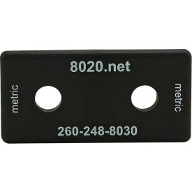 25 Series 2025 Matte Finish End Cap with Push-In Fastener