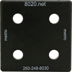 25 Series 5050 Matte Finish End Cap with Push-In Fastener