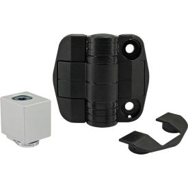 40 Series Detent Hinge, Black