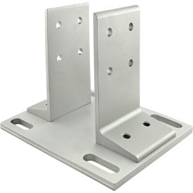 40 Series Floor Mount Base Plate, Clear