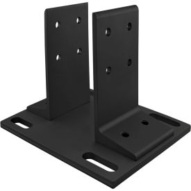 40 Series Floor Mount Base Plate, Black