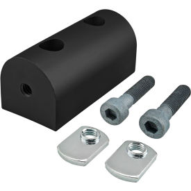 40 Series Universal Structural Pivot Nub, Black Anodize
