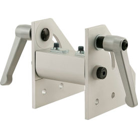 40 Series 90 Degree Wide Double Pivot Bracket Assembly with "L" Handles, Clear