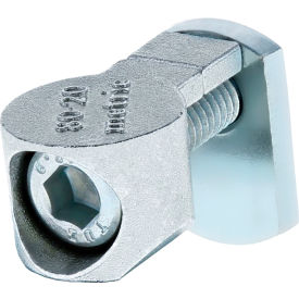 30 Series Universal Connector, Die-Cast-Zinc, Slot 8, Incl. Set, Bright