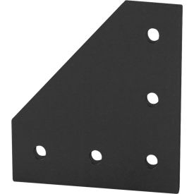 30 Series Black 5 Hole 90 Degree Joining Plate
