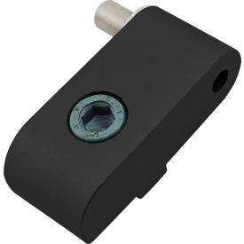 40 Series Left Hand Lift-Off Hinge w/ Short Pin, Black