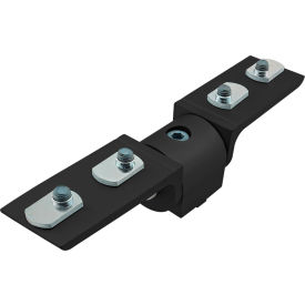 40 Series Standard 0 Degree Dynamic Pivot Assembly with Dual "L" Arms, Black