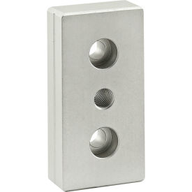 40 Series 40mm x 80mm Base Plate w/ M10 Tap Center
