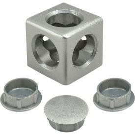 30 Series 3 Way - Light Squared Corner Connector